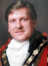Picture of Cyng. C.C. Lucas. Mayor of Llanelli 1994 - 95 